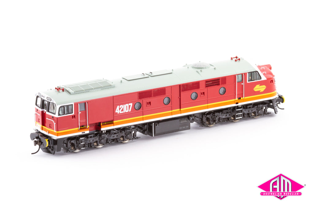 421 Class Locomotive 42107 Candy, Grey Roof (421-29) HO Scale ...