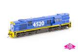 45 Class Locomotive 4520 Freight Rail Light Blue (45-22) HO Scale