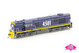45 Class Locomotive 4501 Freight Rail Dark Blue (45-41) HO Scale
