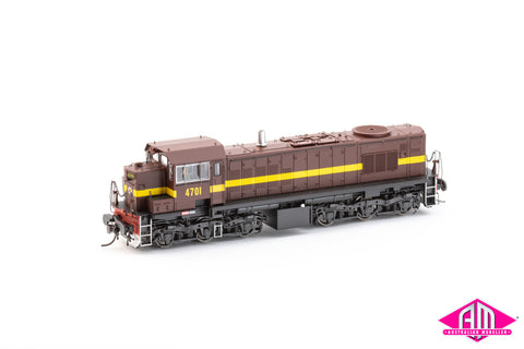 Trainorama - 47 Class Locomotive - 4701 - Indian Red (HO Scale)