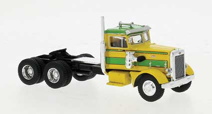 BK85760 - Peterbilt 281 - Green/Yellow (HO Scale)