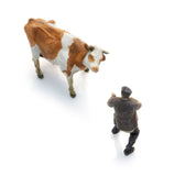 Artitec - Farmer with Obstinate Cow (N Scale)