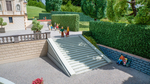 Noch 58316 - Open Air Staircase - Straight (HO Scale)
