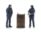 Artitec - Trackworkers with Burning Barrel (HO Scale)