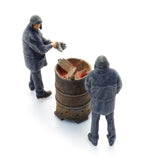 Artitec - Trackworkers with Burning Barrel (HO Scale)