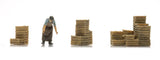Artitec - Market Trader with Crates (HO Scale)