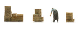 Artitec - Market Trader with Crates (HO Scale)