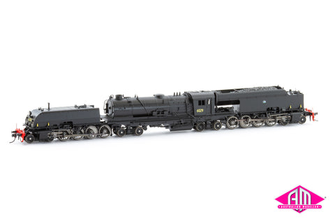 NSWGR AD60 Beyer Garratt - 6029 Black with ACT Herald (HO Scale)