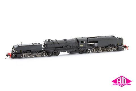 NSWGR AD60 Beyer Garratt - 6029 Plain Black (HO Scale)