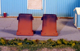 628-0602 - Steel Mill - Ingot Molds (HO Scale)