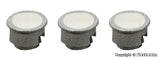 Viessmann - 6340 - Modern Spotlight - Warm-White LED - 3pc (HO Scale)