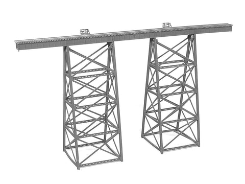 Micro Engineering - 75-518 - Tall Steel Viaduct - 200’ Standard Bridge (N Scale)