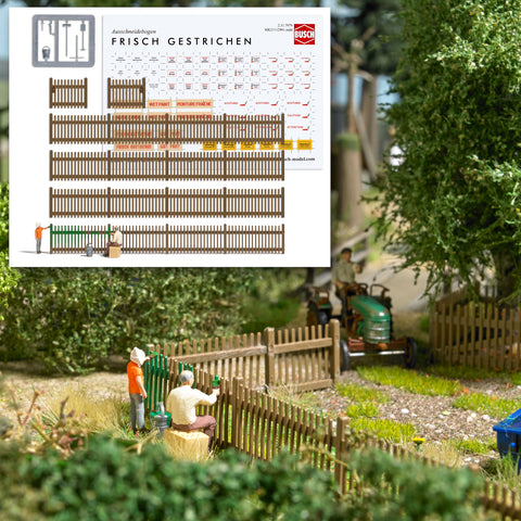 7984 - Scenery Set - Painting the Fence (HO Scale)