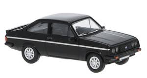 PCX870723 - Ford Escort - MK II R Black (HO Scale)