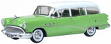 87BCE54003 - 1954 Buick Century Estate Wagon - Willow Green and White (HO Scale)