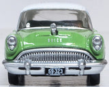 87BCE54003 - 1954 Buick Century Estate Wagon - Willow Green and White (HO Scale)