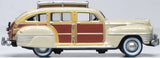 87CB42003 - 1942 Chrysler T & C Woody Wagon - Catalina Tan (HO Scale)