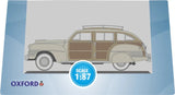 87CB42003 - 1942 Chrysler T & C Woody Wagon - Catalina Tan (HO Scale)