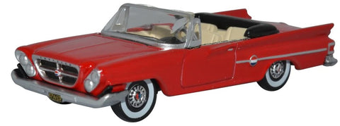 87CC61001 - 1961 Chrysler 300 Convertible - Mardi Gras Red (HO Scale)