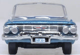 87CI61006 - 1961 Chevrolet Impala - Jewel Blue and White (HO Scale)