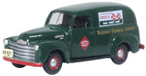 87CV50005 - 1950 Chevrolet Panel Van - Railway Express Agency (HO Scale)
