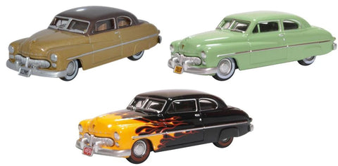 87SET002 - 1949 Mercury - 70th Anniversary Set - 3pc (HO Scale)