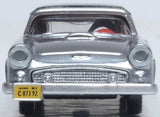 87TH56007 - 1956 Ford Thunderbird - Metallic Gray and Raven Black (HO Scale)