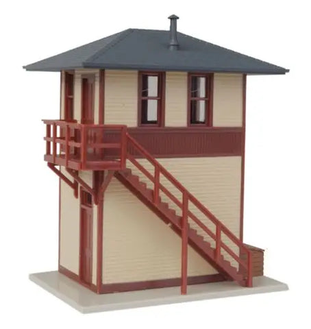931-810 - Trackside Signal Tower - Assembled (HO Scale)