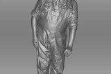 AIM-F15-87 - Z12 Class Fireman Leaning on Tender Handrail (HO Scale)