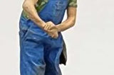 AIM-F17-87 - Fireman Leaning on Handrail - Trax Z12 Class (HO Scale)