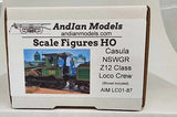 AIM-LCC01-87 - Driver and Fireman Boxed Set - Casula Z12 Class with Shovel - Set 1 (HO Scale)