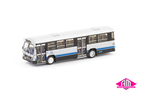 Mercedes-Benz O305 MKII Bus, State Transit Authority - Sydney Buses, Silver/Black/Blue 'Silver Service' (AMB-19) HO Scale