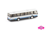 Mercedes-Benz O305 MKII Bus, State Transit Authority - Sydney Buses, Silver/Black/Blue 'Silver Service' (AMB-19) HO Scale