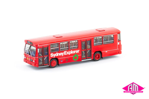 Mercedes-Benz O305 MKII Bus, Public Transport Commission - Sydney Explorer, Red with Blue L7 (AMB-3) HO Scale