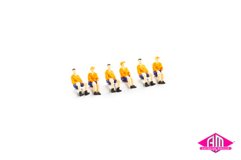 Modern Driver Figures (HO Scale) 6 pack, AMF-3