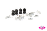 IF-AMX-01 - Flexi-Van Pony Wheels & Stands Kit Twin Pack (HO Scale)