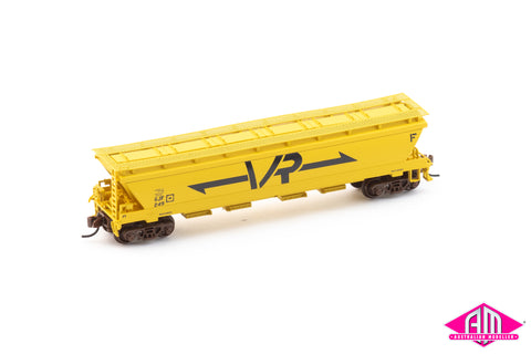 Victorian Railways GJF Grain Hopper 249, with Microtrains couplers (N Scale) Single Car