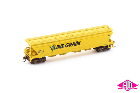 V/Line VHGY Grain Hopper 300, with Microtrains couplers (N Scale) Single Car