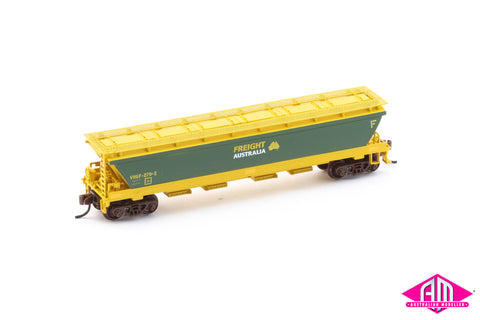 Freight Australia VHGF Grain Hopper 279, with Microtrains couplers (N Scale) Single Car