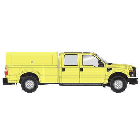 Atlas - AT-35000003 - Ford F-350 Pickup Truck - Yellow Ute with Canopy (HO Scale)