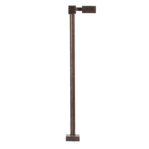 Atlas - AT-70000201 - Single Arm Square Light - Bronze - 15ft - Warm Led - 3pc (HO Scale)