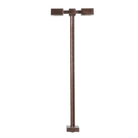 Atlas - AT-70000210 - Double Arm Square Light - Bronze - 15ft - Cool White Led - 3pc (HO Scale)