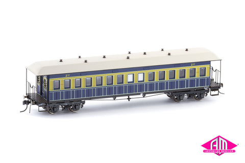 NSWGR End Platform Car FA 1423 As Introduced Blue & Russet FO051 (Single Car) HO Scale