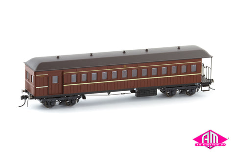 NSWGR End Platform Car CCA 1277 Indian Red FO054 (Single Car) HO Scale