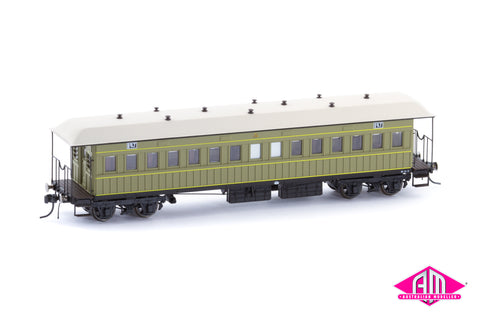 NSWGR End Platform Car BI 1158 Khaki FO067 (Single Car) HO Scale
