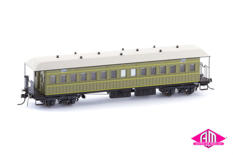 NSWGR End Platform Car HFO 1165 Khaki FO068 (Single Car) HO Scale