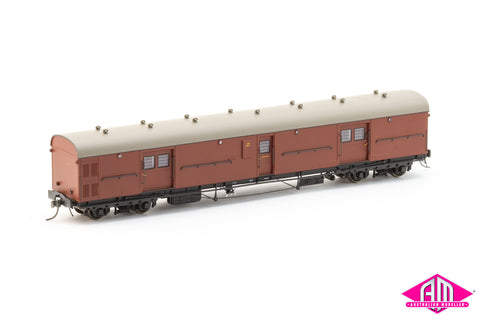 LHO Brake Van LHO 1617 Single Guard Door, Plain Bearing Bogies, Indian Red (LHO 2)