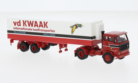 BK85688 - Volvo F 89 Box Wagon-SZ -VD Kwaak 1972 (HO Scale)