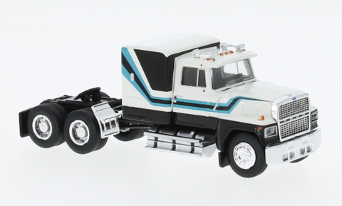 BK85878 - Ford LTL 9000 - Black/White 1978 (HO Scale)
