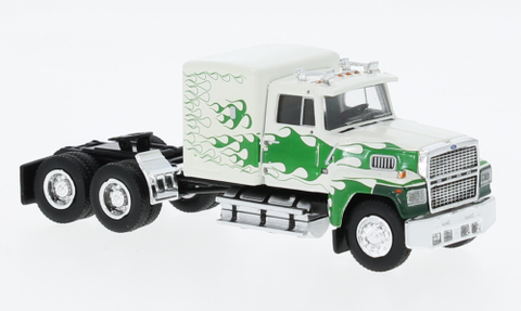 BK85879 - Ford LTL 9000 - White/Green 1978 (HO Scale)
